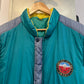 1980s Turquoise Italian Padded Gilet Jacket