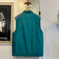 1980s Turquoise Italian Padded Gilet Jacket