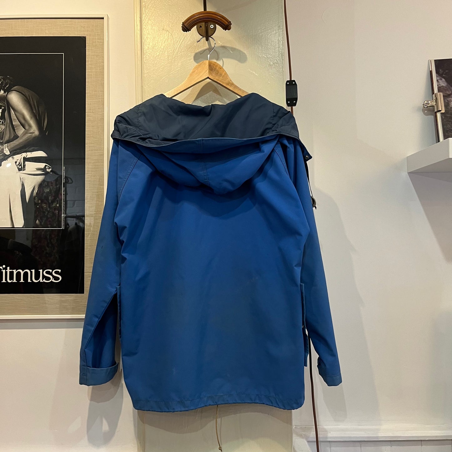 1980s Blue North Face Gore Tex Jacket