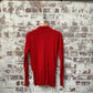 1960s Red Knitted British Long Sleeve Shirt