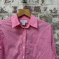 1990s Red Checkered Button Up Shirt