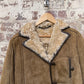 1970s Suede Shearling Leather Jacket
