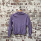 1960s Purple Wool Knitted Jumper