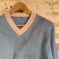 1960s Blue Wool Knitted Jumper