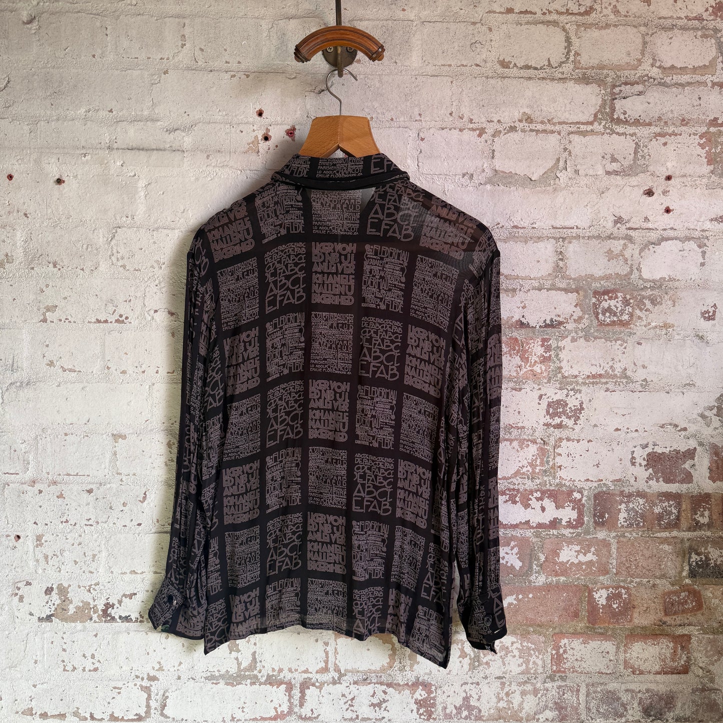1980s Jaeger All Over Graphic Shirt