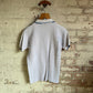1970s White Timex Unusual British Polo Shirt Top