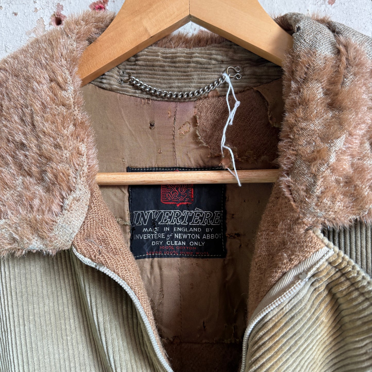 1970s Green Corduroy Invertere Hunting Jacket
