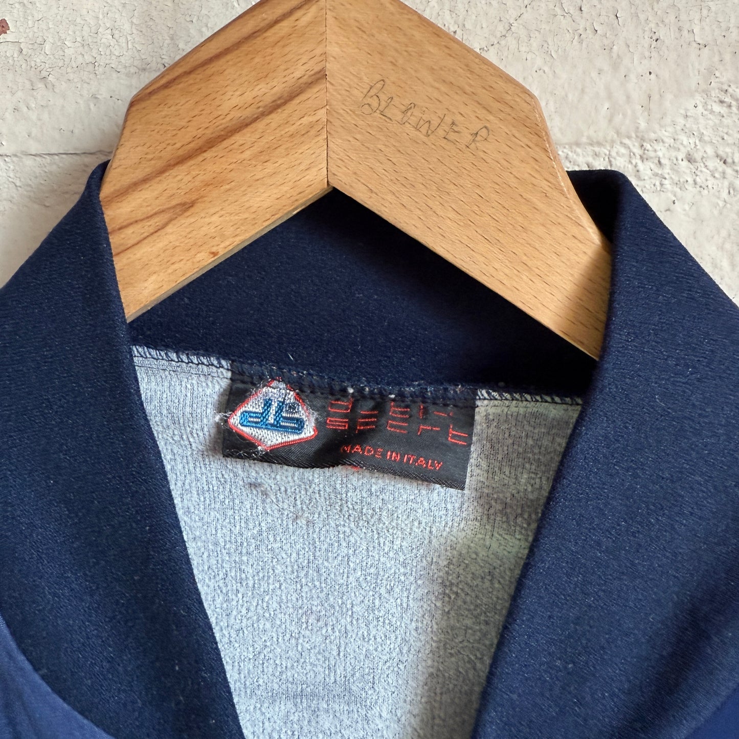 1980s Navy Sports Track Top