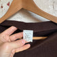 1970s Brown Stripe Knitted Boat Neck Top