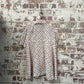 1970s Loop Collar Printed Button Shirt