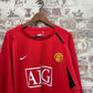 2000s Red Nike Manchester United Training Sweatshirt