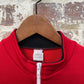 1980s Red and Black Zip Up Track Top