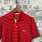 1980s Red Towelling Pooh Polo Shirt Top