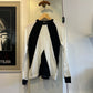1970s Unusual Jockey Style Long Sleeve Top