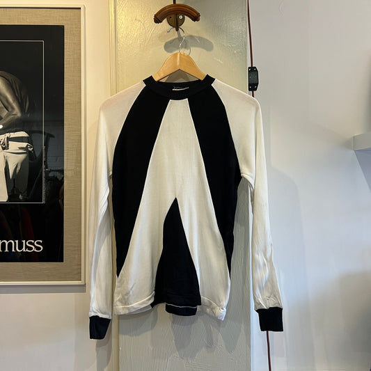 1970s Unusual Jockey Style Long Sleeve Top