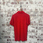1980s Red Towelling Pooh Polo Shirt Top
