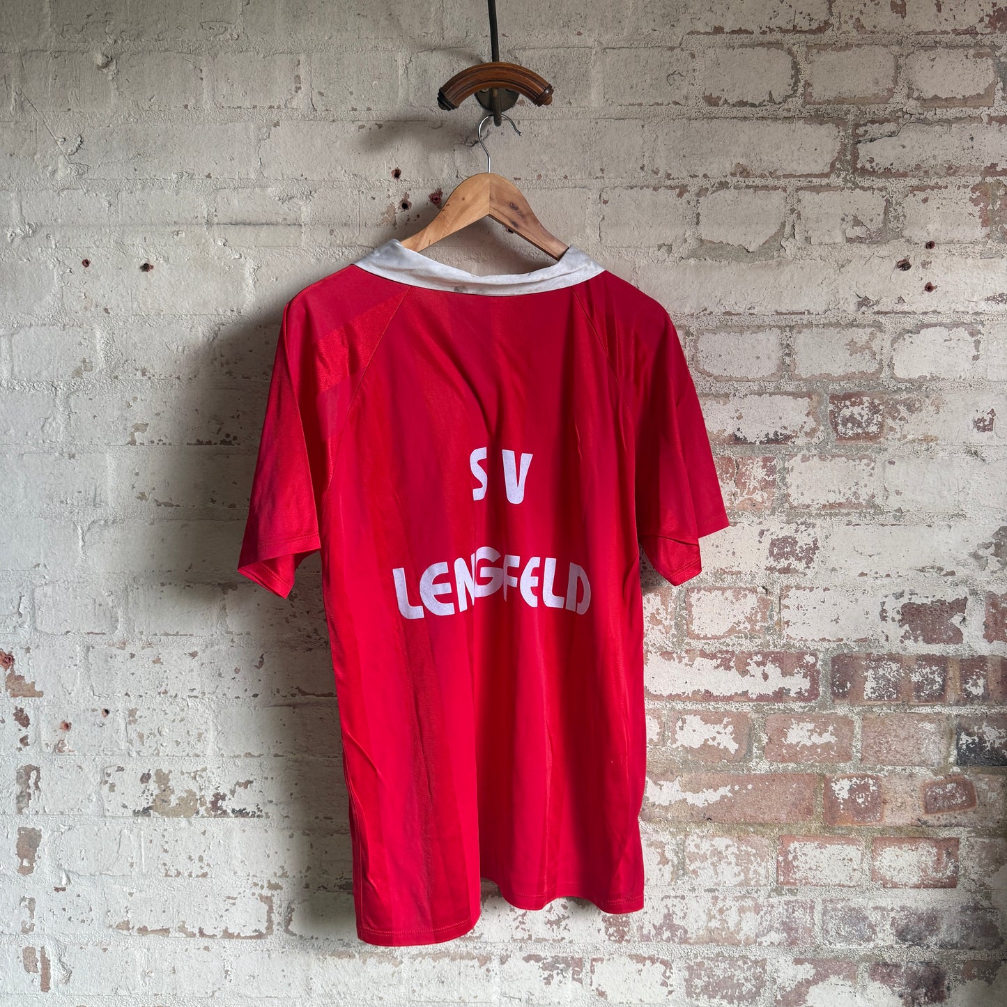 1990s Red German Football Template Shirt
