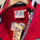 2000s Red Chunky Zip Track Top