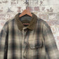 1980s Checkered Burton Wool Coat Jacket