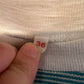 1960s 1970s Turquoise Striped Surf T-Shirt
