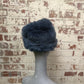 1980s Blue Fur Reversible Hat