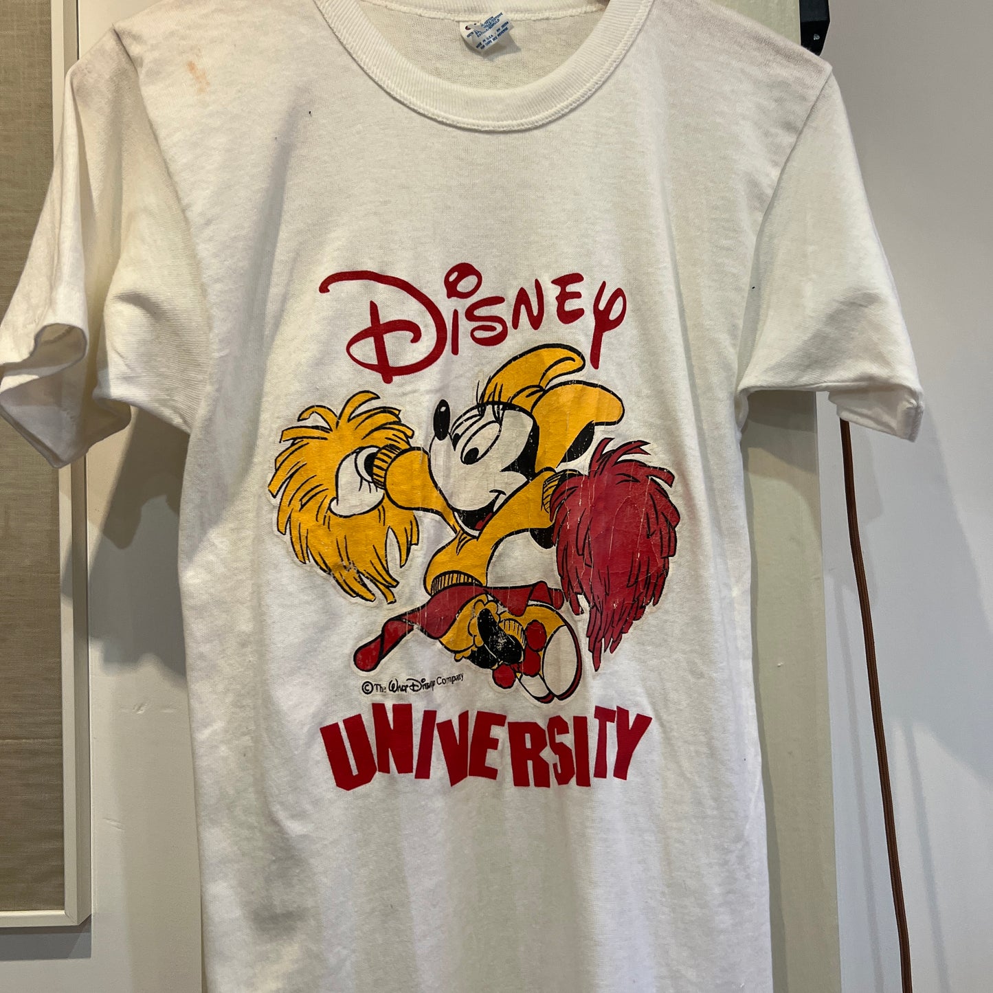 1970s White Disney Champion Graphic T-Shirt