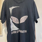 1980s Black Alien Graphic Print T-Shirt