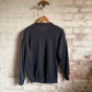1980s Black Padded Design Sweatshirt