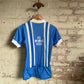 1980s Blue Zip Cycling Shirt Top