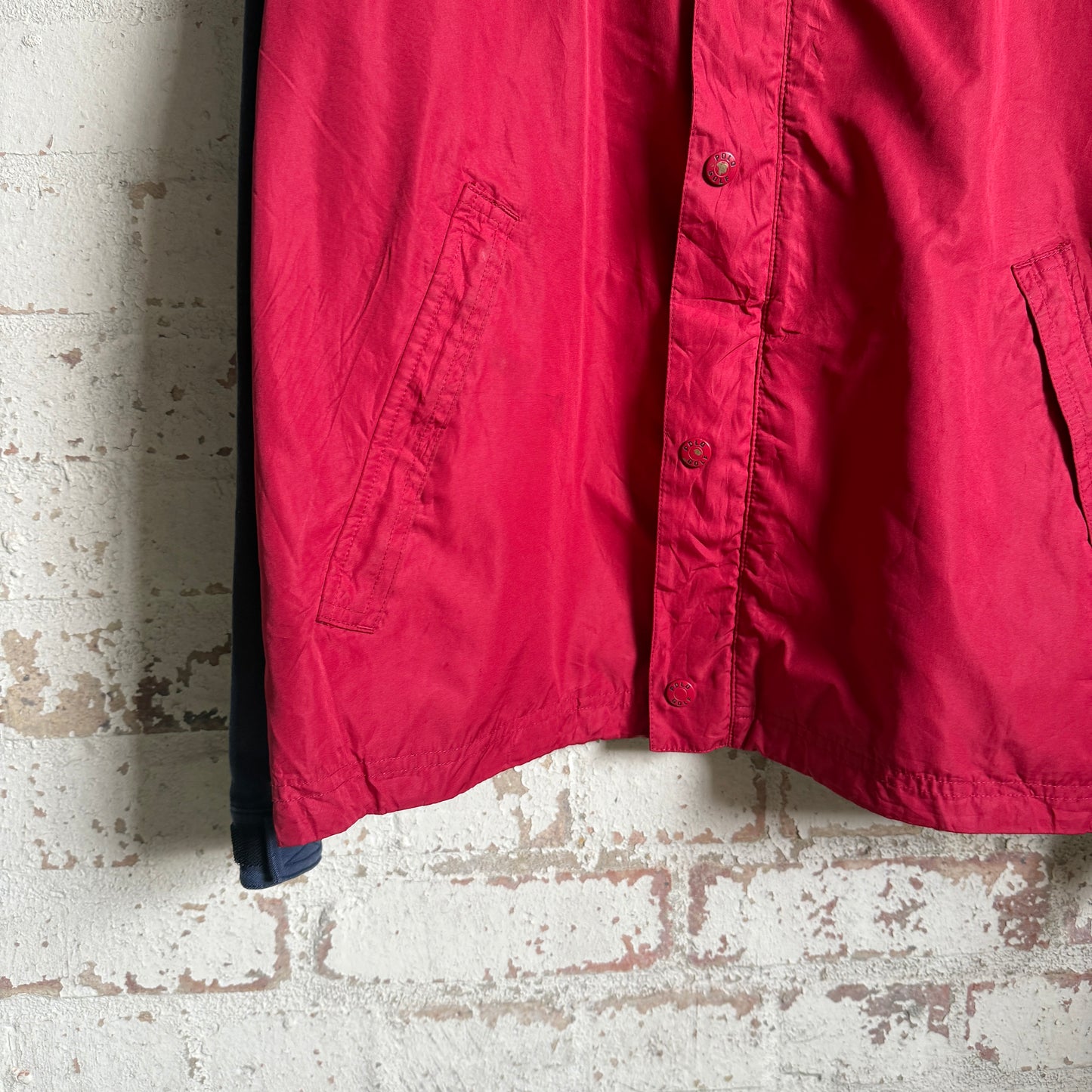 1990s Navy and Red Ralph Lauren Golf Jacket