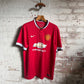 2000s Manchester United Nike Home Football Kit Shirt