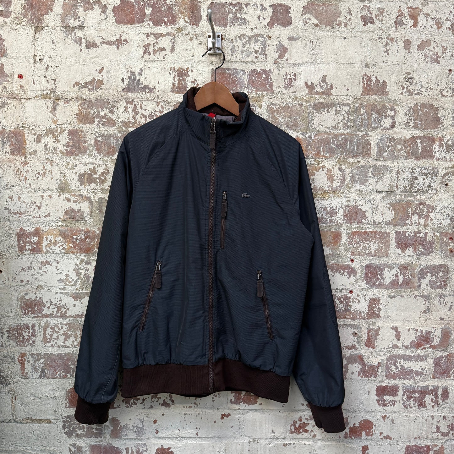 2000s Navy Lacoste Harrington Jacket