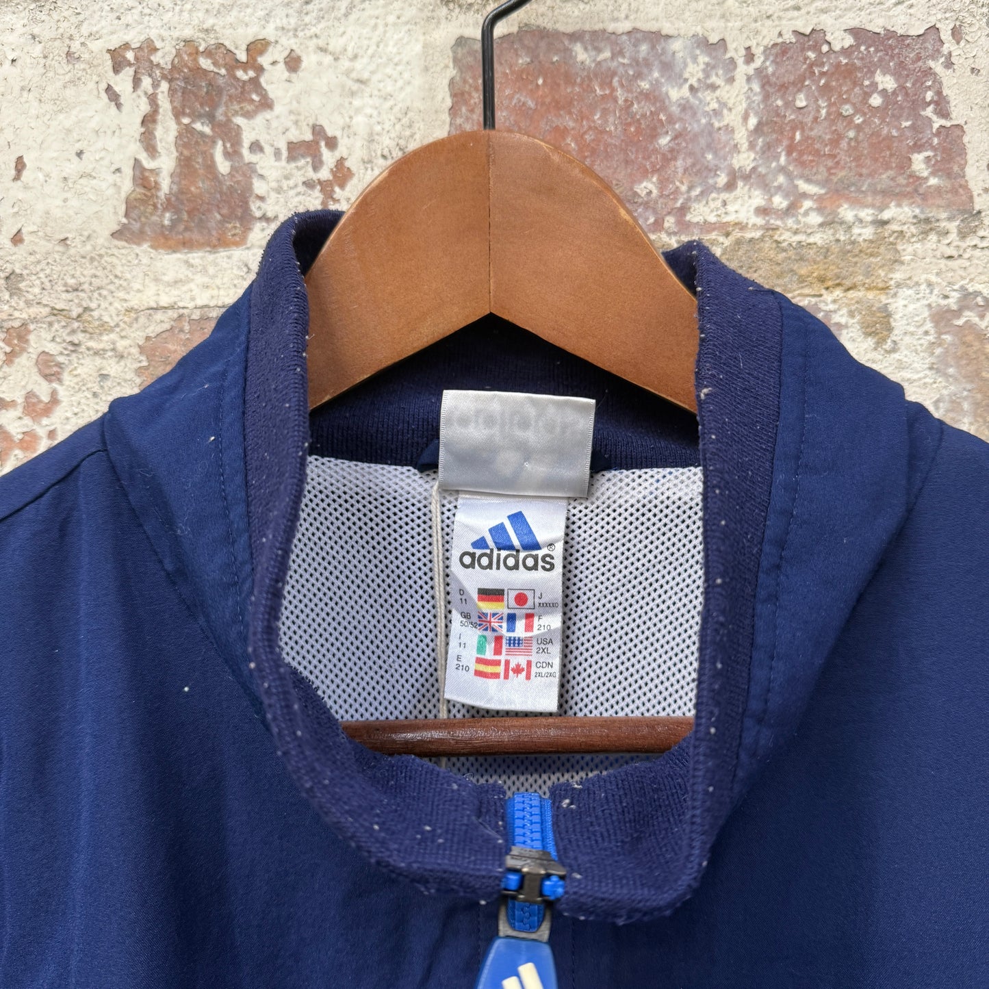 1990s Blue Adidas Ford Track Top Jacket