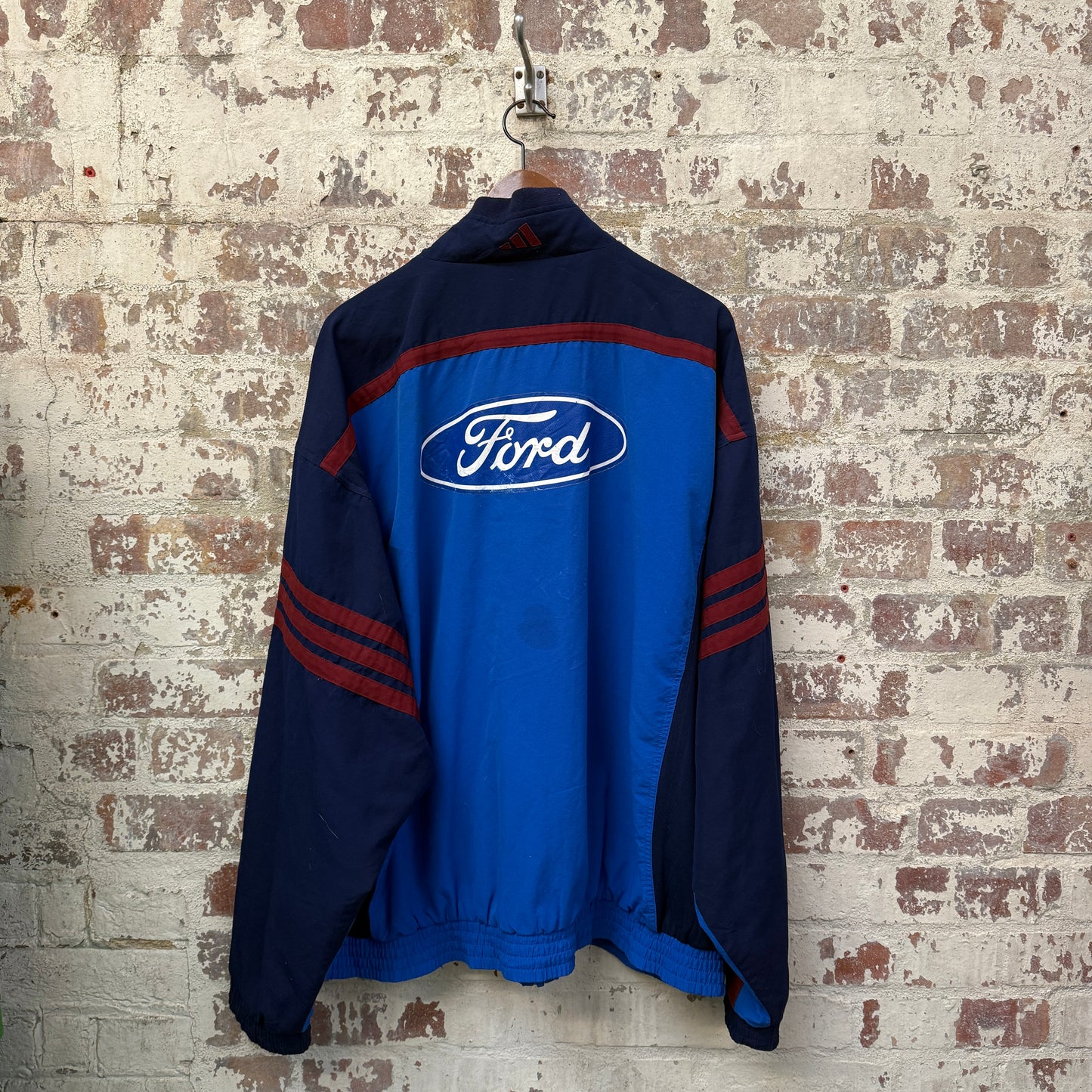 1990s Blue Adidas Ford Track Top Jacket