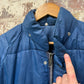1960s Blue Puffer Down Jacket Coat