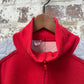 1980s Red Graphic Zip Sweatshirt