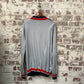 1980s Grey Italian Zip Up Track top