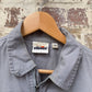 1990s Grey Ellesse Zip Shirt Top