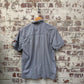 1990s Grey Ellesse Zip Shirt Top