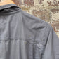 1990s Grey Ellesse Zip Shirt Top