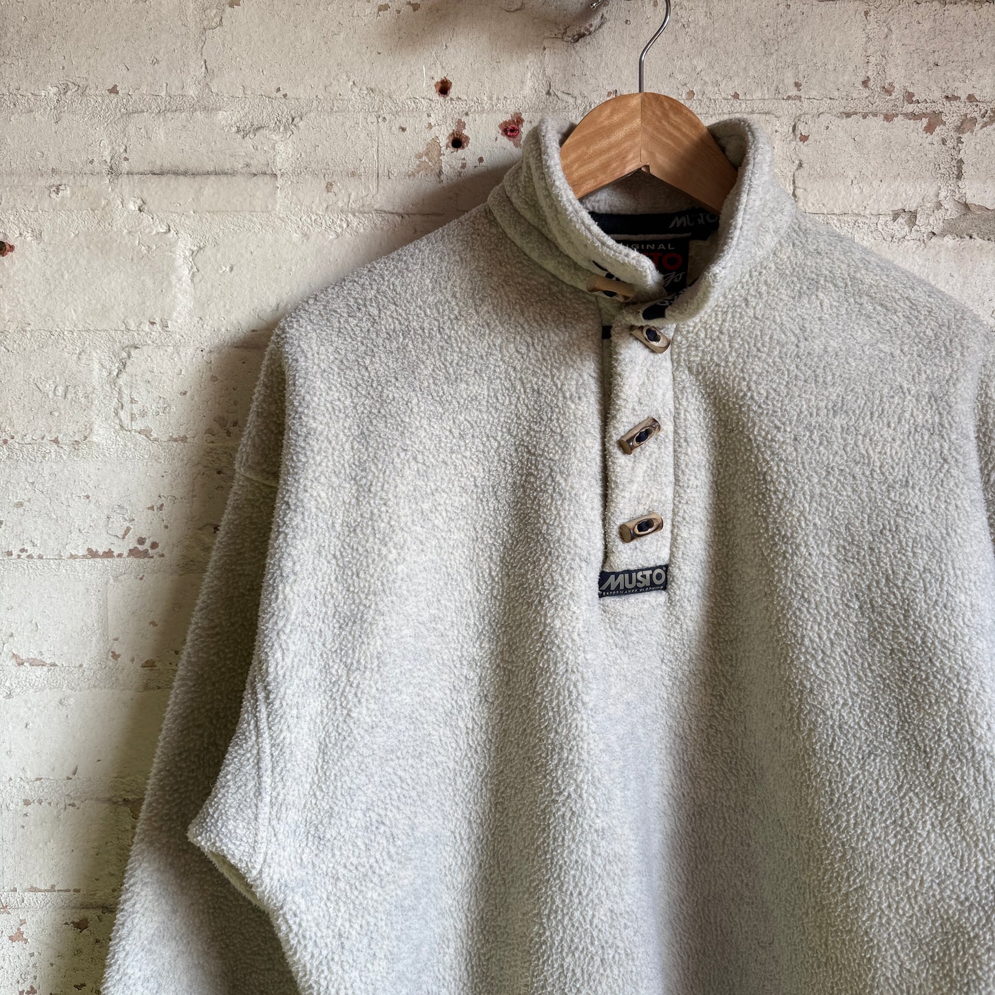 1990s Grey Musto Snuggs Fleece Jumper