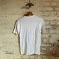 1970s White Blank Cotton T-Shirt