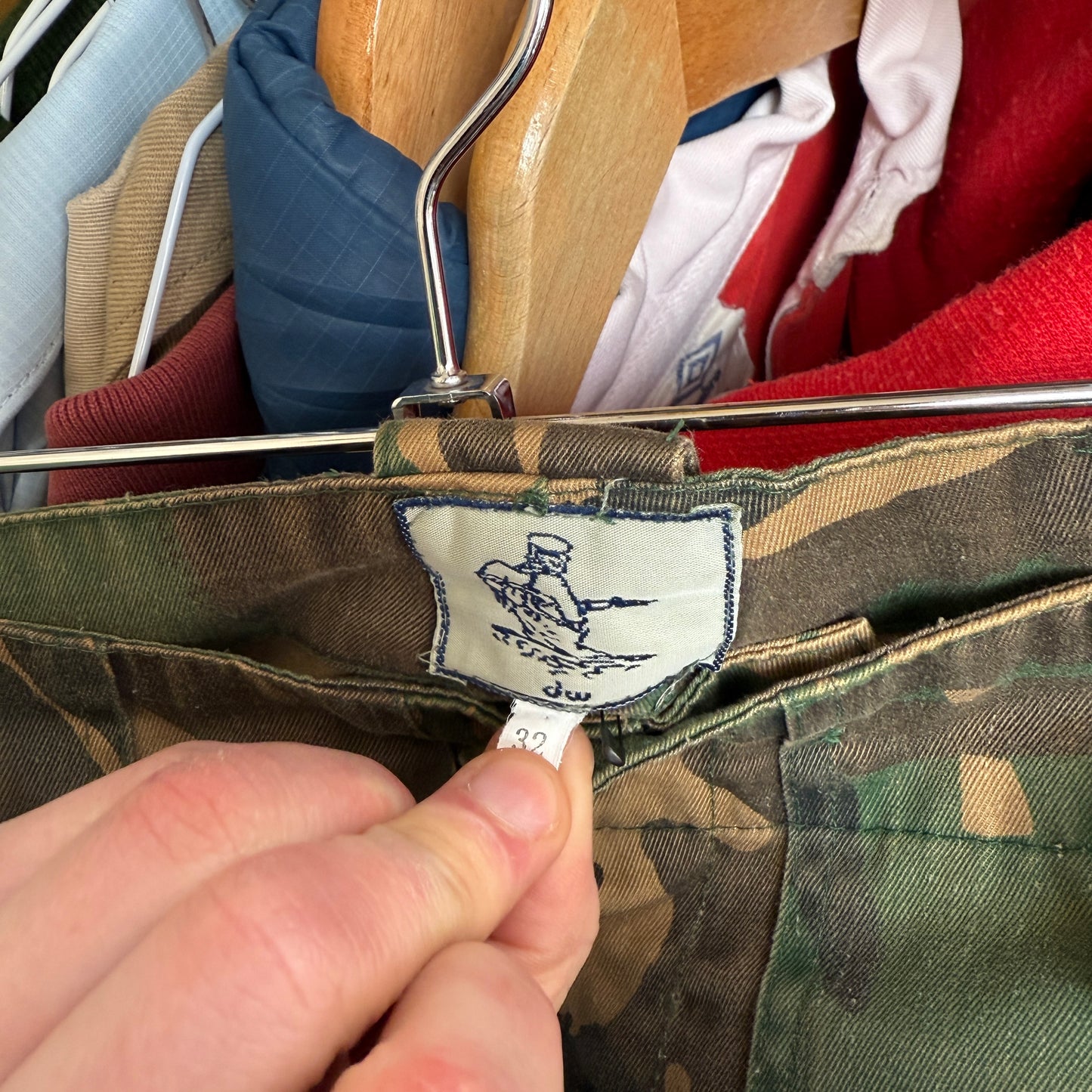 1980s Military DPM Camouflage Cargo Trousers
