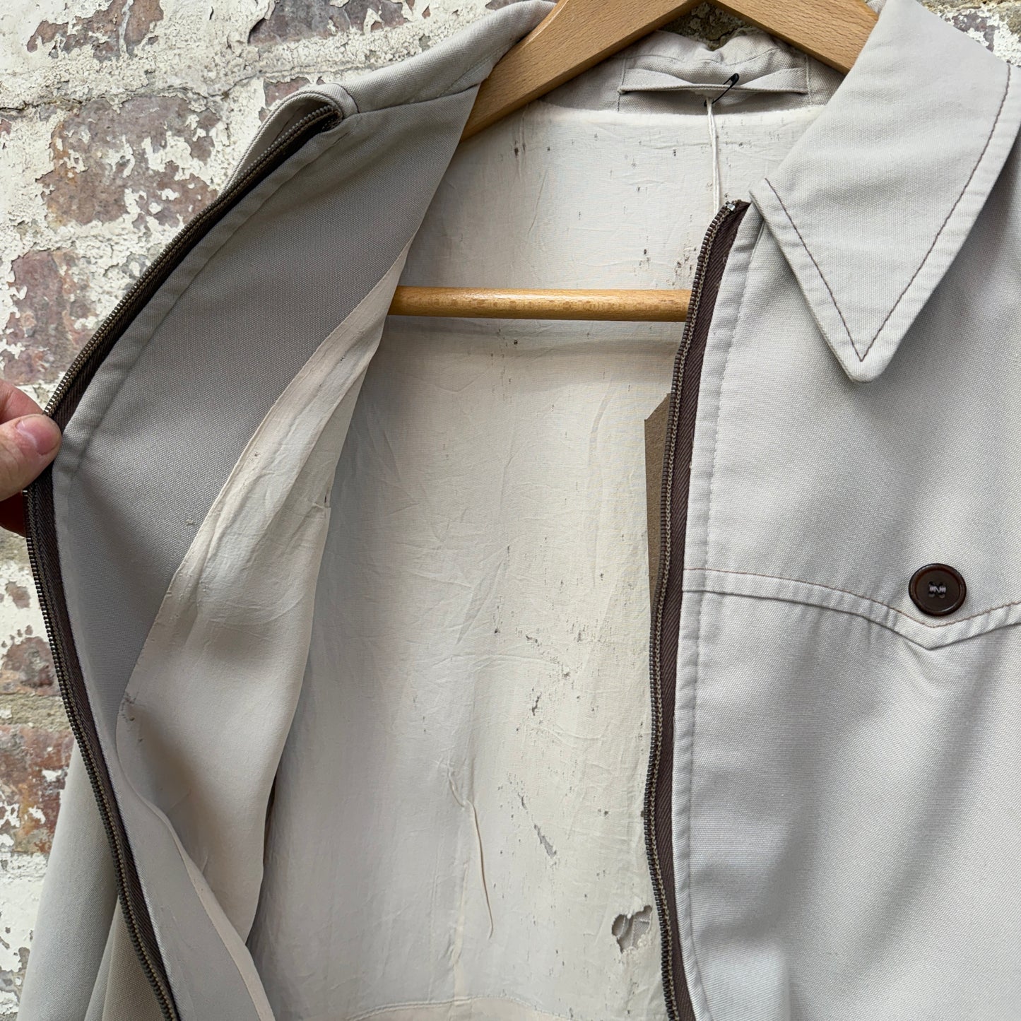 1960s British Beige 'Swallow' Leisure Walking Jacket