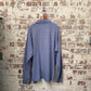 1990s Grey Umbro long Sleeve Polo Shirt Top