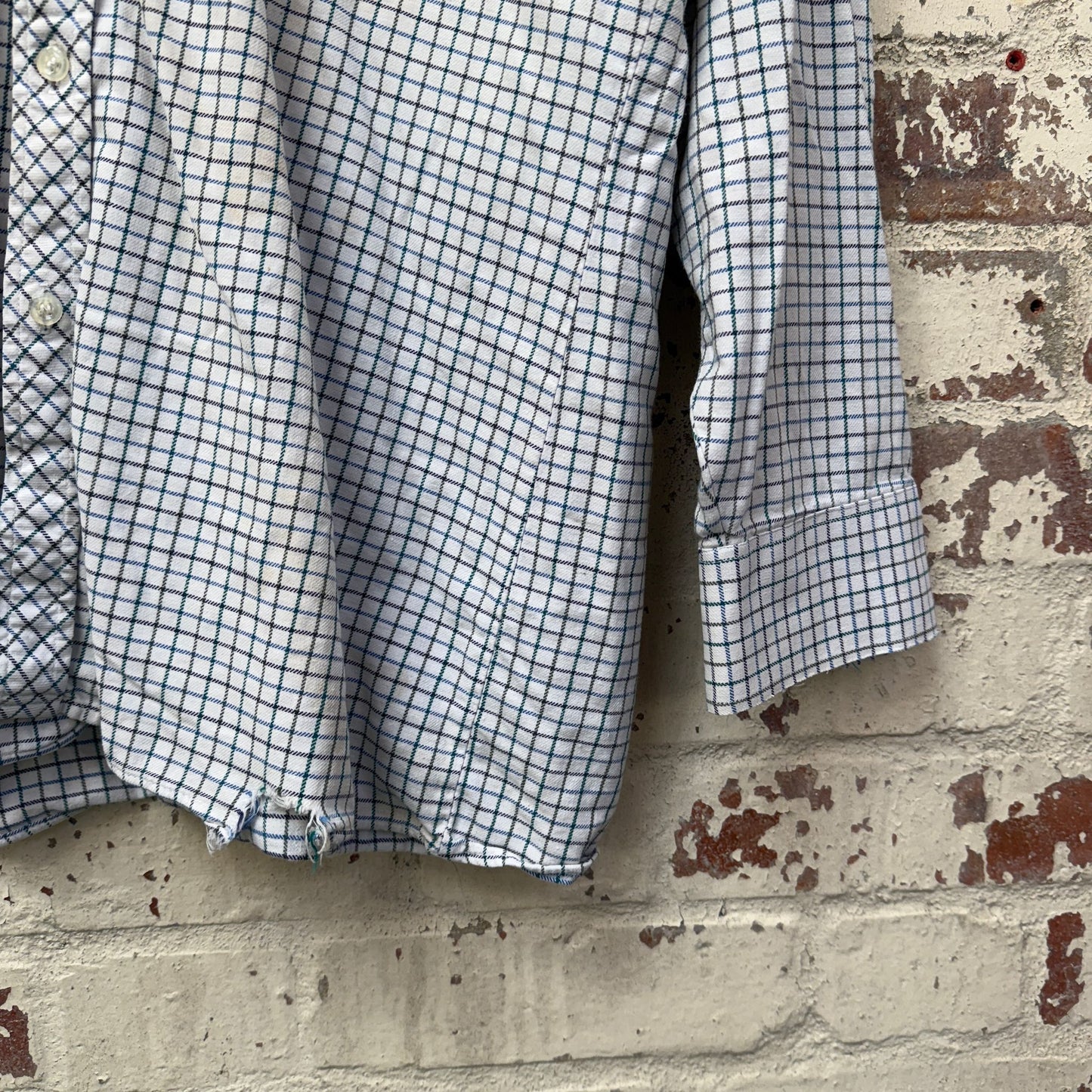 1970s Checkered Champion Button Up Shirt