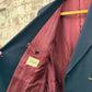 1980s Navy Magee Double Breasted Suit Blazer Jacket