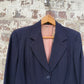 1940s Navy British Ideal Blazer Jacket