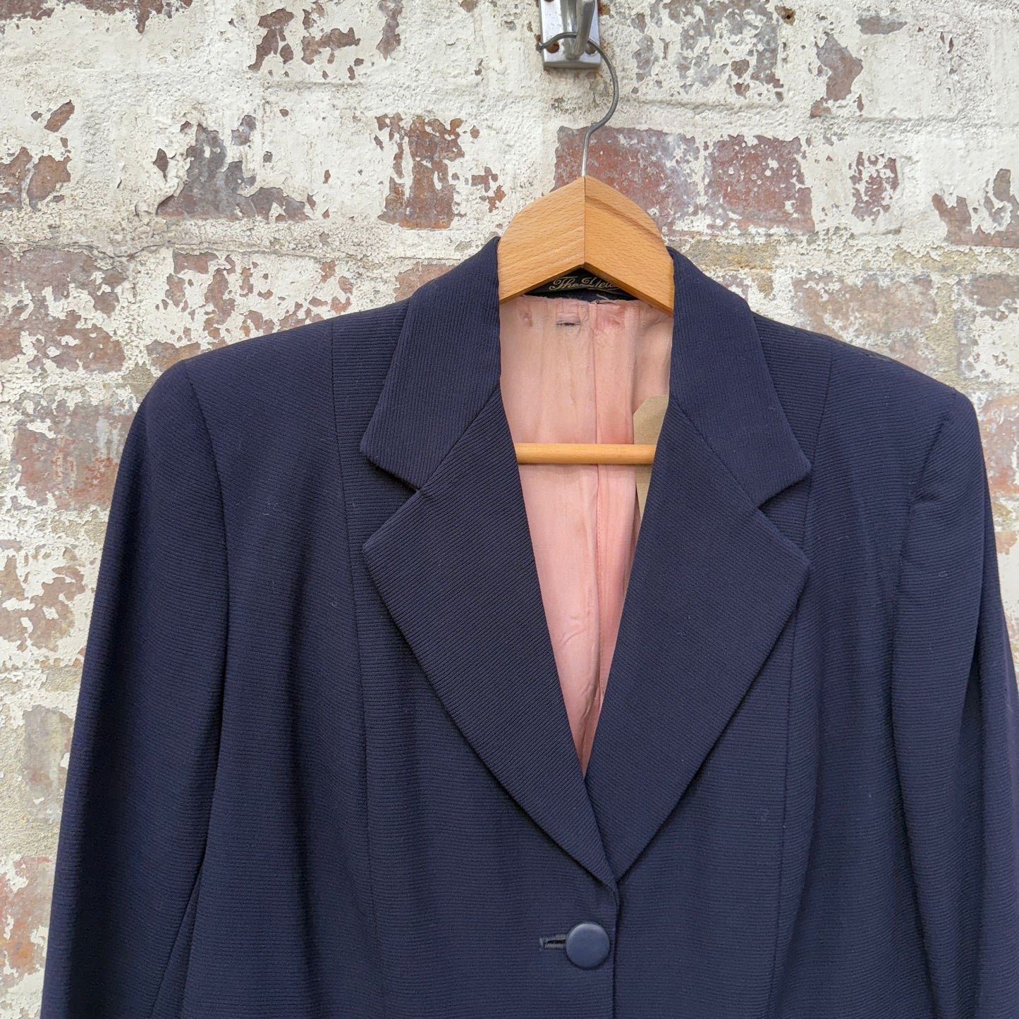 1940s Navy British Ideal Blazer Jacket