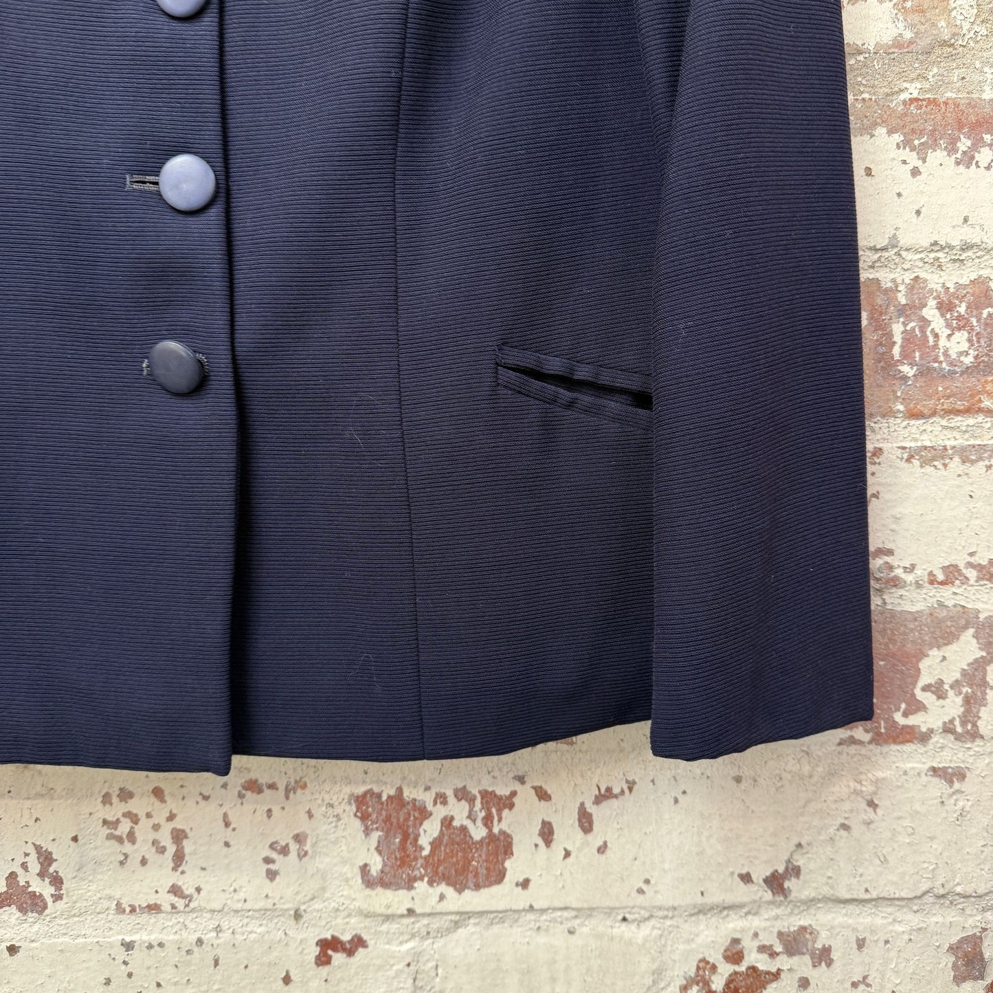 1940s Navy British Ideal Blazer Jacket